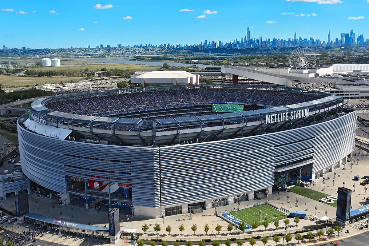 <strong>El MetLife Stadium donde se llevará acabo la primer semifinal de la Copa América 2024. Foto: Copa América</strong>   