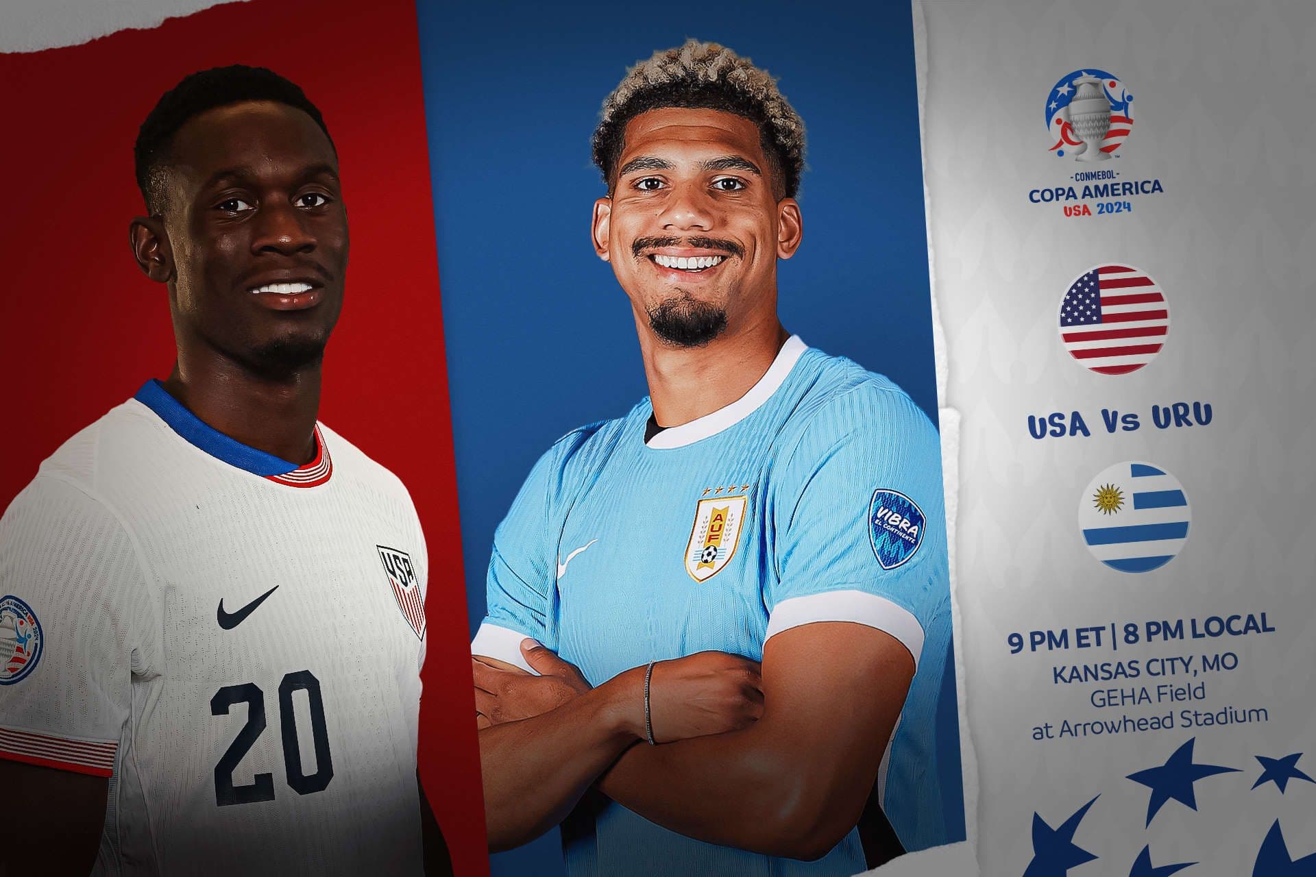 Copa America USA Uruguay Game time and where to watch the 2025