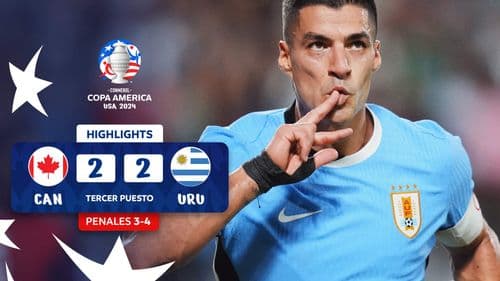 Thumbnail do vídeo: Melhores Momentos: Canadá (3) 2-2 (4) Uruguai | CONMEBOL COPA AMÉRICA USA 2024™
