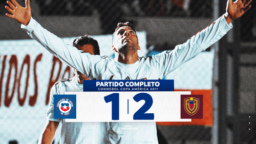 Thumbnail do vídeo: A Venezuela surpreende o Chile e avança para as semifinais | CONMEBOL Copa América 2011 (2-1)