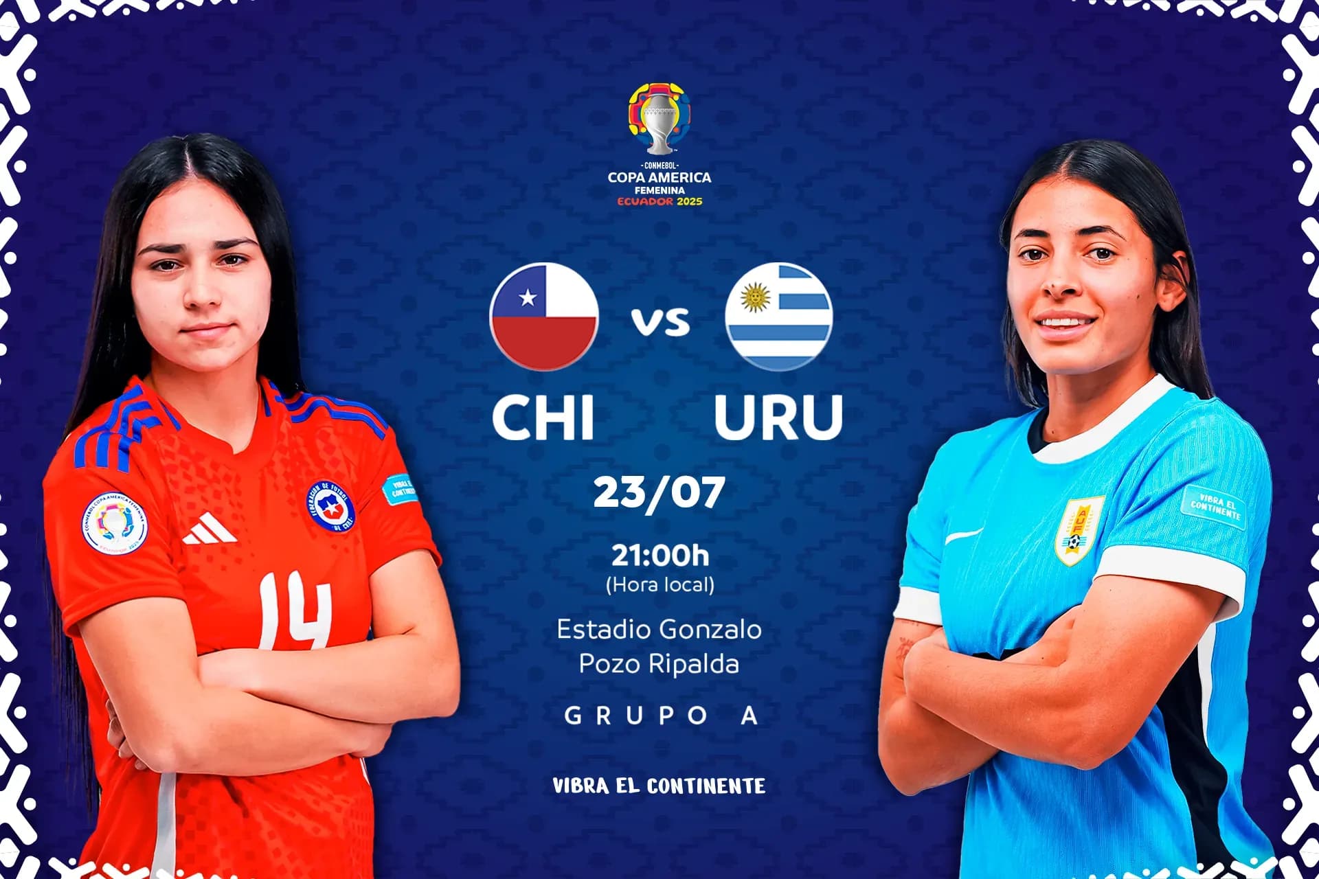 Chile y Uruguay se juegan mucho en la última jornada de la CONMEBOL Copa América Femenina™