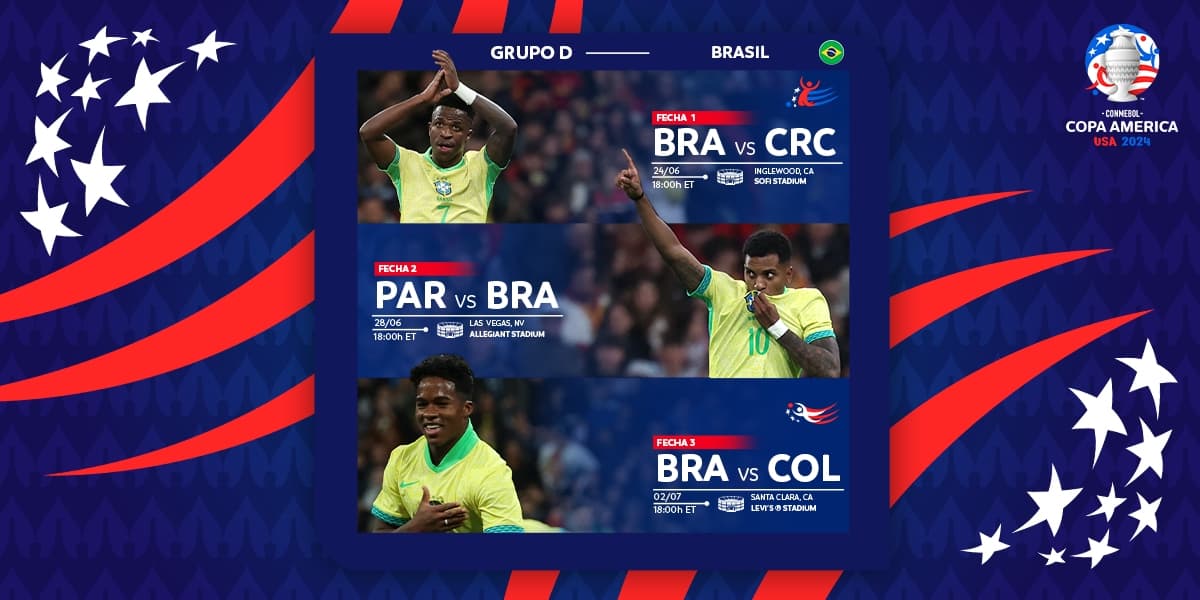 When Does Brazil Play In The 2024 Copa América? Match Dates And Times