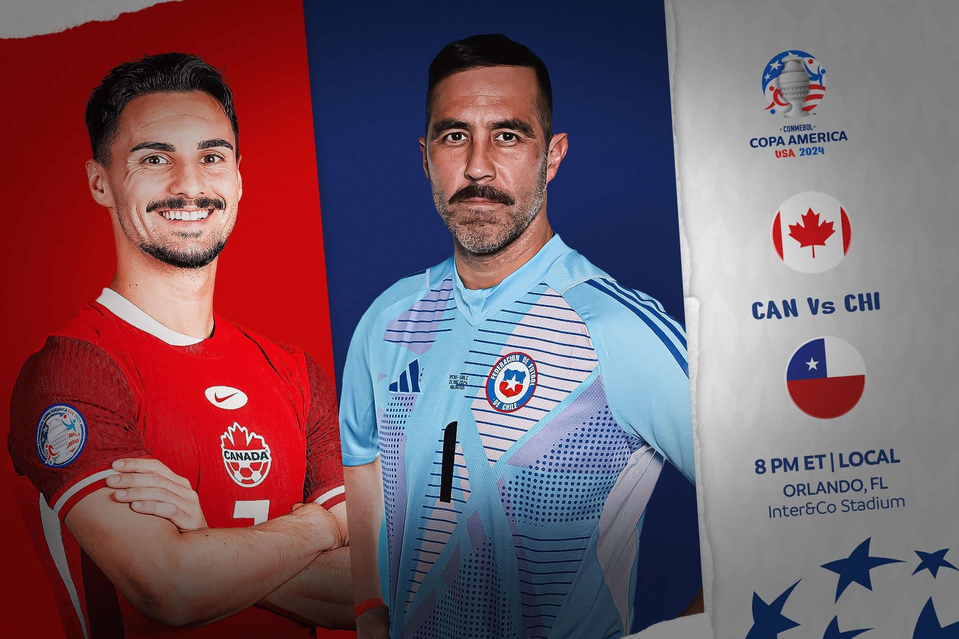 El 29 de junio en el Inter&Co Stadium de Orlando, Florida, Canadá y Chile jugarán su final del Grupo A