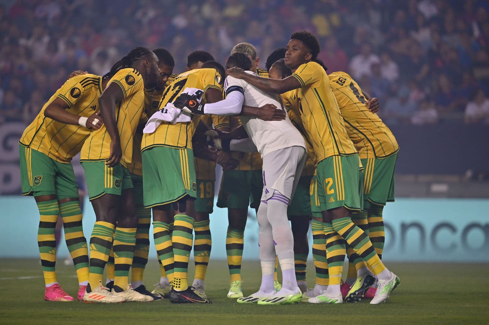 <strong>Jugadores de la selección de Jamaica. Foto: Copa América</strong> <strong>Jugadores de la selección de Jamaica. Foto: Copa América</strong>