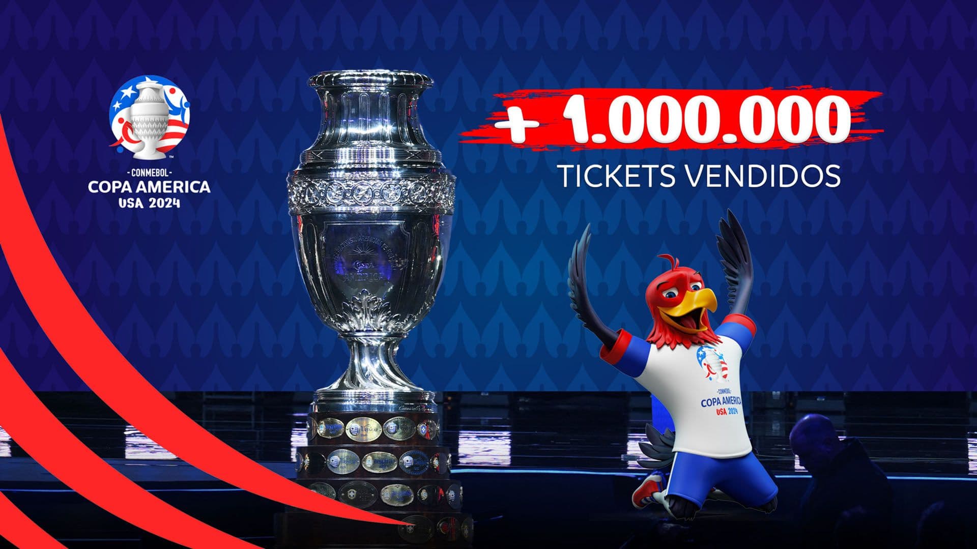 Copa América 2025 más de un millón de tickets vendidos para los