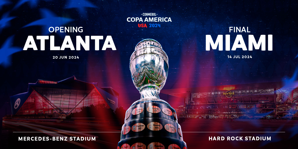 CONMEBOL anuncia as sedes dos jogos de abertura e final da